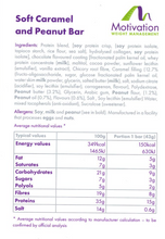 Proteína suave de caramelo y mantequilla de maní (barra única): 15 g MEJOR ANTES del 23 de agosto, pero aún en buena calidad